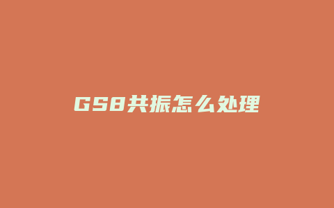 GS8共振怎么处理