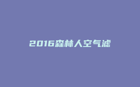 2016森林人空气滤芯怎么换