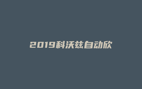 2019科沃兹自动欣悦版怎么样