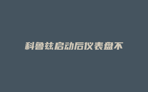 科鲁兹启动后仪表盘不亮怎么办